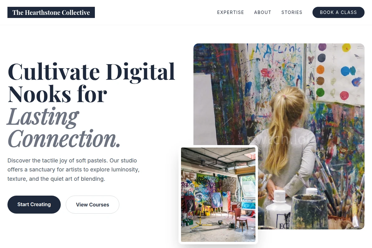 Pastel Art Studio